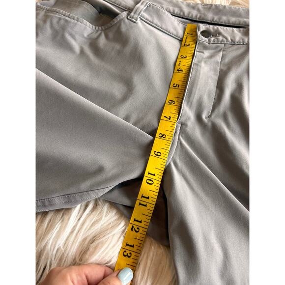 Lululemon Men’s Flat Front ABC Slim Fit 5-Pocket Pants Stretch Gray Size 36 - Picture 10 of 12